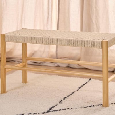 Halbankje Alfie - 80x35x45cm - massief dennenhout