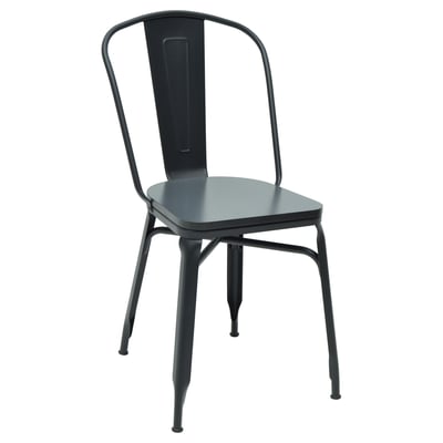 Metalen stoel Maxwell - zwart Metalen stoel Maxwell - zwart
