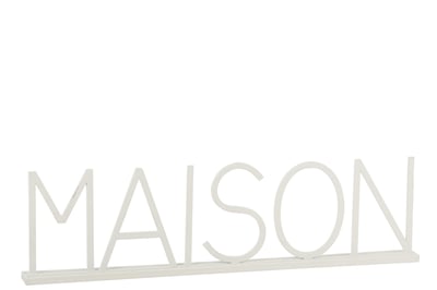 Maison metaal wit Maison metaal wit