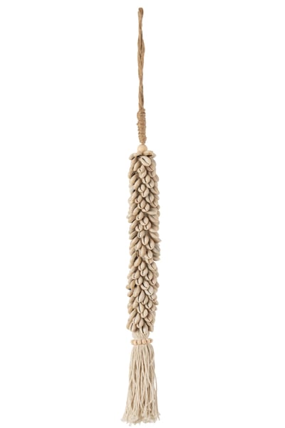 Hanger schelpen naturel touw katoen naturel