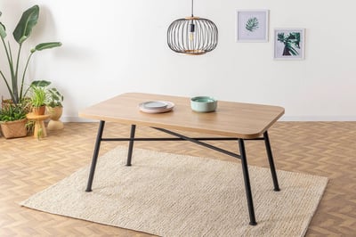 Nala 90 Eettafel | 100% MELAMINE | Natuurlijk