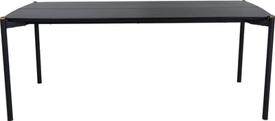 Rechthoekige Eettafel Pelle Venture Design - Fineer - 190x90 cm - Zwart