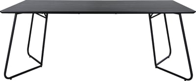 Eettafel Petra Venture Design - Zwart Fineer - 190x90cm