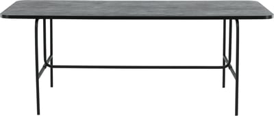 Eettafel Uno Venture Design - Fineer Zwart - 200x90 cm