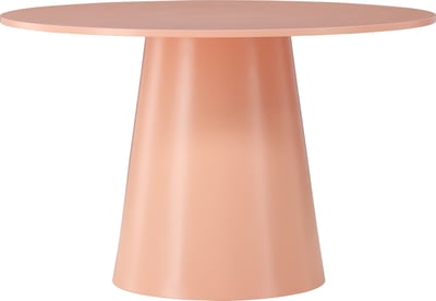 Ronde eettafel Lanzo Venture Design - MDF - 120 cm - Perzik