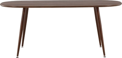 Eettafel Sanford - Donkerbruin MDF - 180x90x75 cm