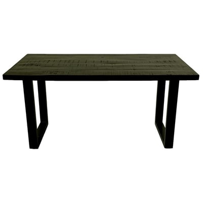 Eettafel Geraldton - 160x90x77cm - zwart mangohout Eettafel Geraldton - 160x90x77cm - zwart mangohout