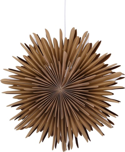 Hanglamp Sälen Venture Design - Papier - Ø35 cm - Bruin