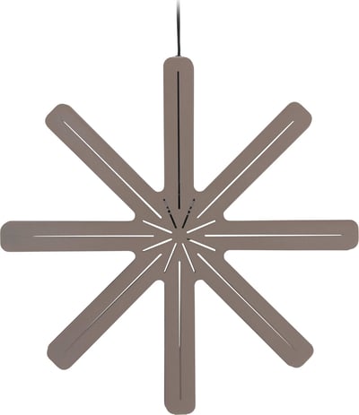 Hanglamp Säfsen Venture Design - Staal Mocca - 60 cm - Bruin