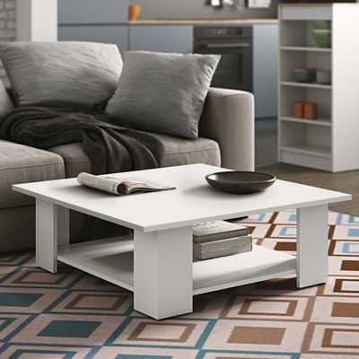 Salontafel Square 67x67 - wit Salontafel Square 67x67 - wit
