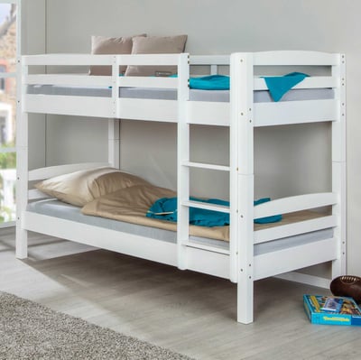 Stapelbed David 90x190 - white wash Stapelbed David 90x190 - white wash