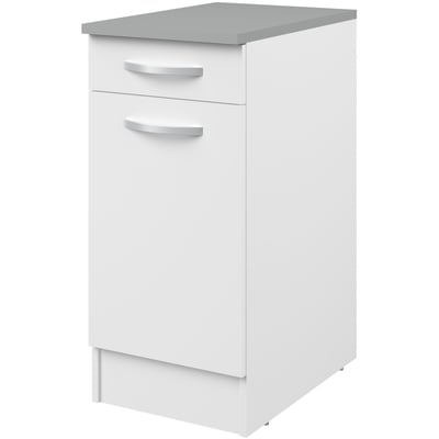 Onderkast Eko 40x60 cm met lade en deur - wit