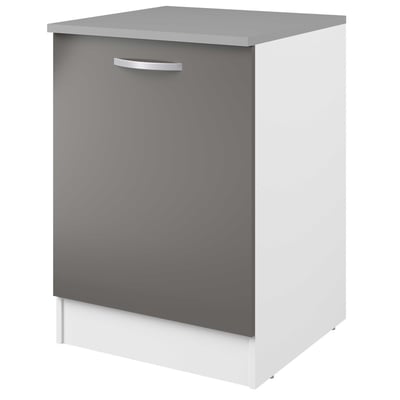 Onderkast Eko 60 cm met deur - grijs Onderkast Eko 60 cm met deur - grijs