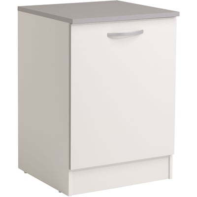 Onderkast Spoon 60 cm met deur - wit