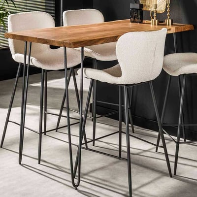 Bartafel Eddard 130x70 cm-massief acacia 