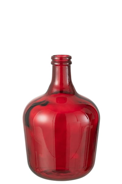 Vaas karaf glas rood medium