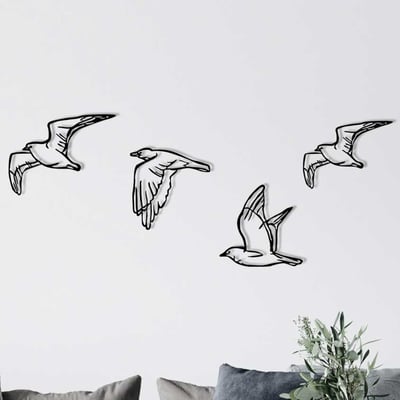 Enzo Decoratieve metalen wandaccessoire | 100% METAAL | 100 x 24 cm