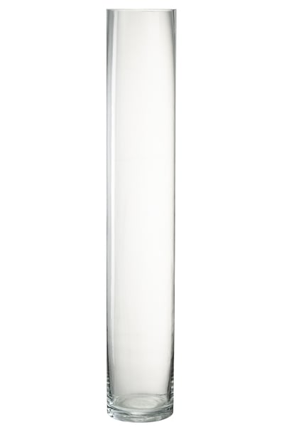 Vaas cylinder glas transparant large