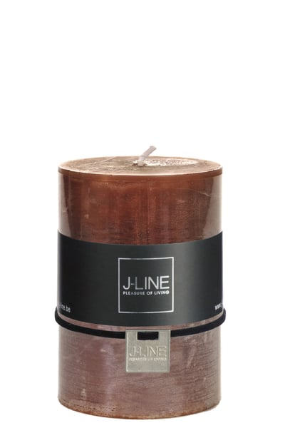 Cilinderkaars bruin m 39u Cilinderkaars bruin m 39u