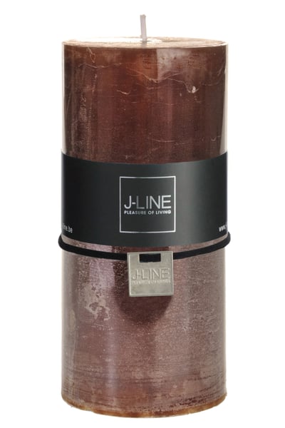 Cilinderkaars bruin l -52u Cilinderkaars bruin l -52u