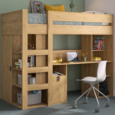 Hoogslaper Lugano | 90 x 200 cm | Artisan Oak-design