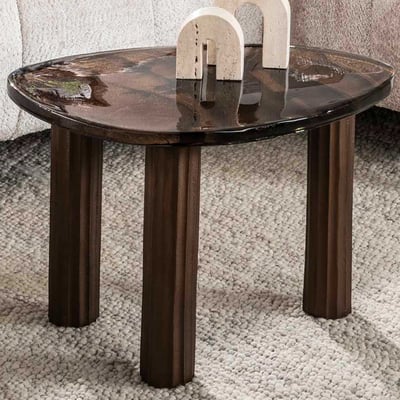 Eclipse M Antiek Koperen Salontafel