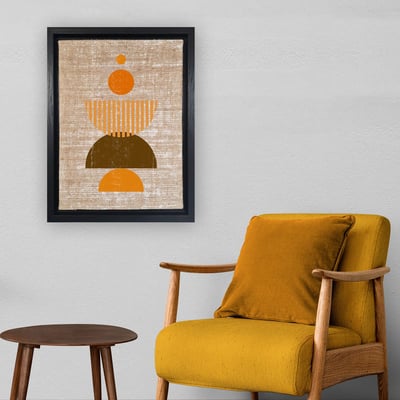 Leao Decoratief canvas schilderij | Houten lijst | 46 x 66 cm