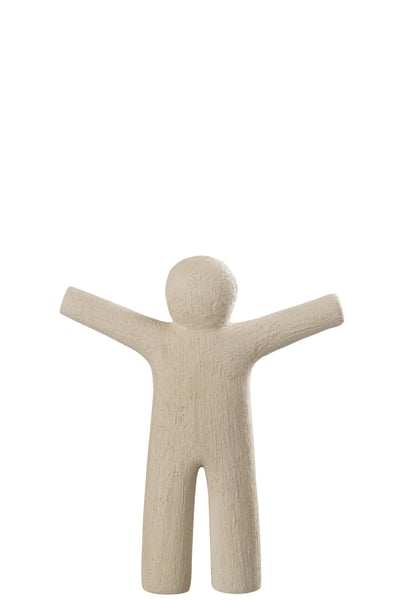P'tit maurice ruw finish poly beige small