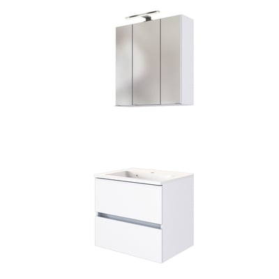 Wastafelmeubelset Brama 60cm - wit 