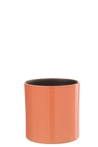 Bloempot flek keramiek roze small