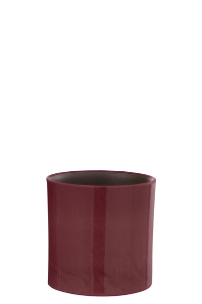 Bloempot flek keramiek fuchsia small Bloempot flek keramiek fuchsia small