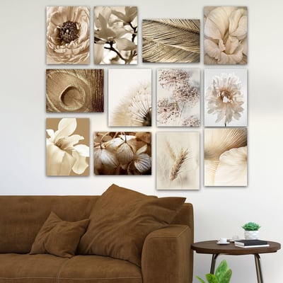 Lulu Decoratief MDF schilderij (12 stuks) | 100% MDF | 20 x 15 cm