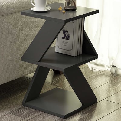 Albeni Bijzettafel | 100% MELAMINE | Antraciet