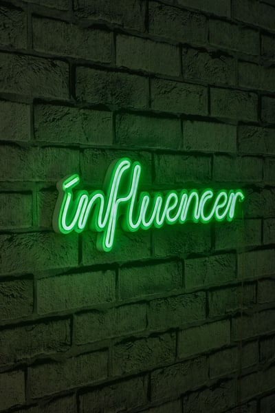 Neonverlichting Influencer - Wallity reeks - Groen 