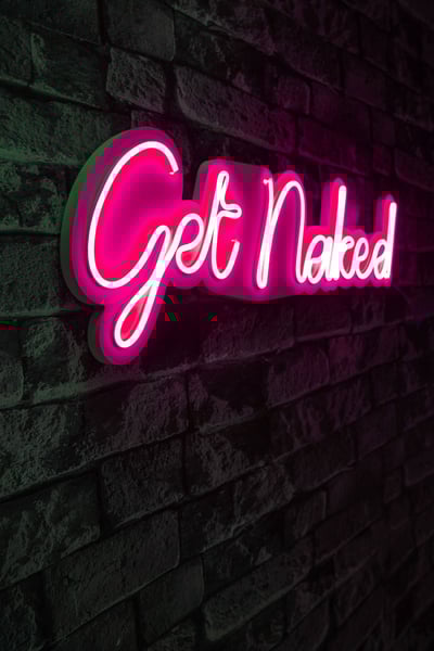Neonverlichting Get Naked - Wallity reeks - Roze