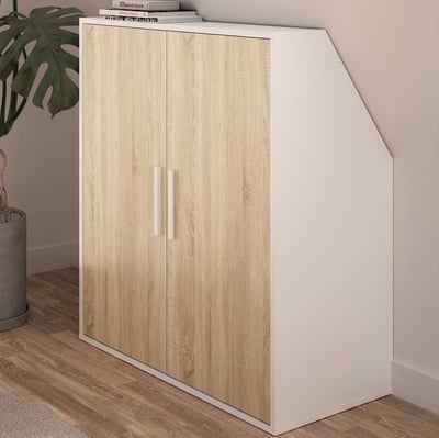 Opbergkast Under | 91,3 x 50 x 110 cm | Sonoma Oak-design