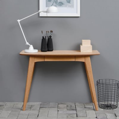 Bureau Woodstock - 105x45x74cm - met lade - eikfineer Bureau Woodstock - 105x45x74cm - met lade - eikfineer