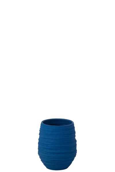 Vaas fiesta keramiek blauw small