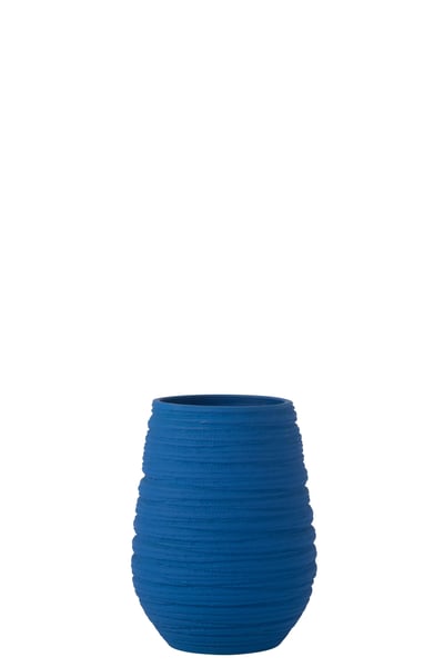 Vaas fiesta keramiek blauw medium