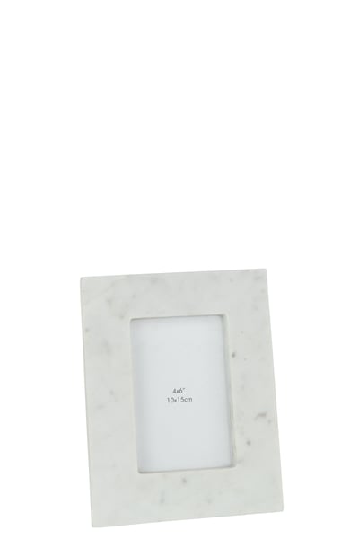Foto kader 10x15 marmer wit small
