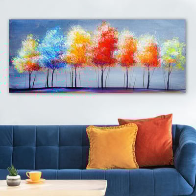 Erin Decoratief canvas schilderij | Houten lijst | 50 x 120 cm