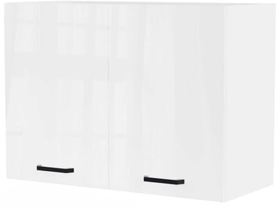 Keukenkast Bianco - 80x36x58cm - 2 deuren - hoogglans wit