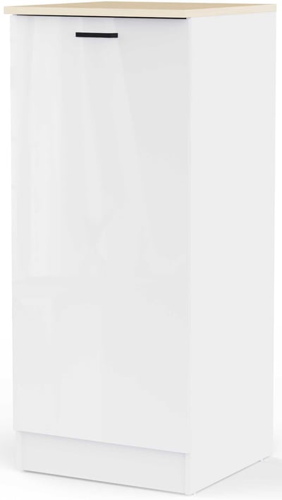 Keukenkast Bianco - 60x60x141cm - 1 deur - hoogglans wit