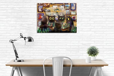 Gwen Decoratief canvas schilderij | 60% KATOEN / 40% POLYESTER | 30 x 40 cm