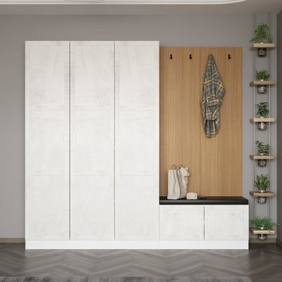 Noah Kapstok | 100% MELAMINE | Wit