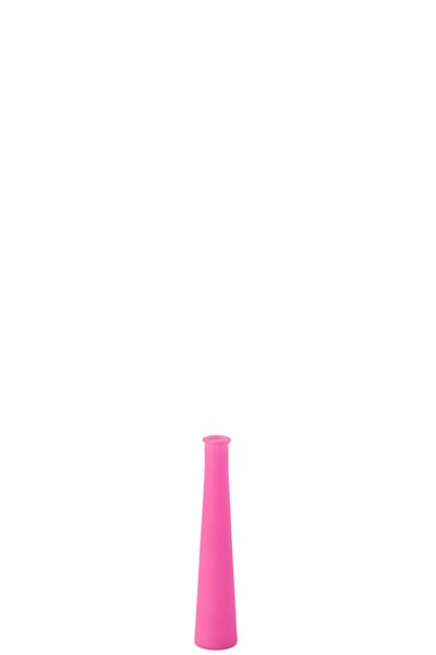 Vase tube glass neon pink Vase tube glass neon pink