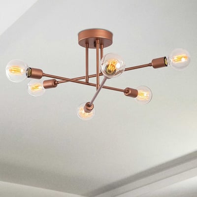 Kroonluchter Sheen | 64x64 cm | Koper | IP20 Kroonluchter Sheen | 64x64 cm | Koper | IP20