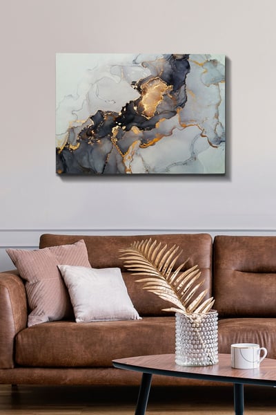 Bract Decoratief canvas schilderij | Houten lijst | 50 x 70 cm