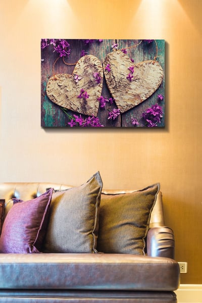 Bract Decoratief canvas schilderij | Houten lijst | 50 x 70 cm