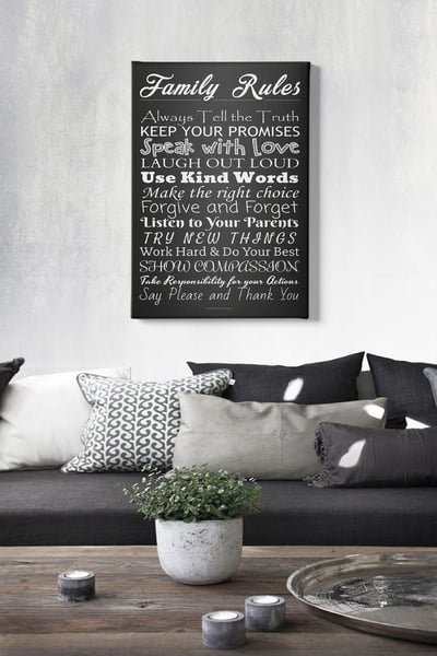 Bract Decoratief canvas schilderij | Houten lijst | 50 x 70 cm